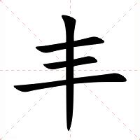 丰 意思|丰的意思，丰字的意思